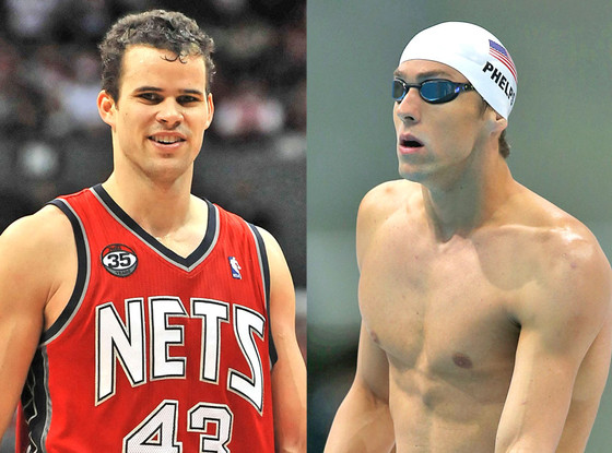 Michael Phelps, Kris Humphries Michael Phelps, Kris Humphries